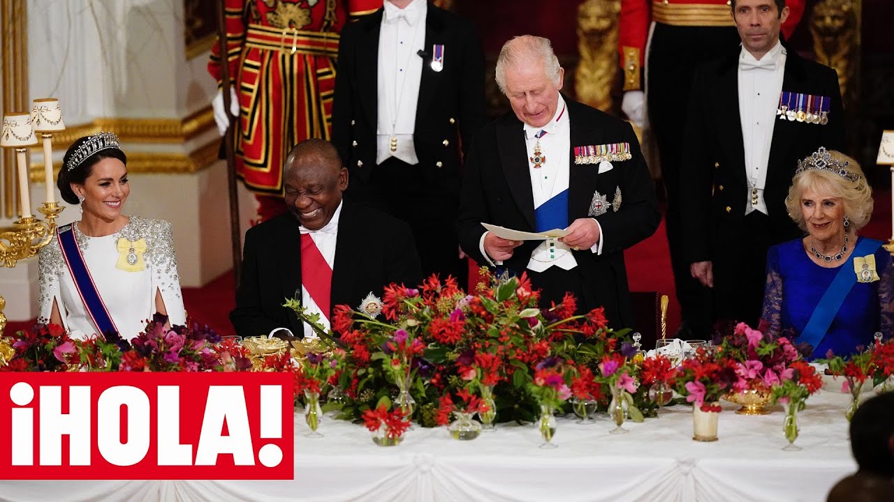 Carlos III ofrece su primera cena de gala como rey en el Palacio de Buckingham