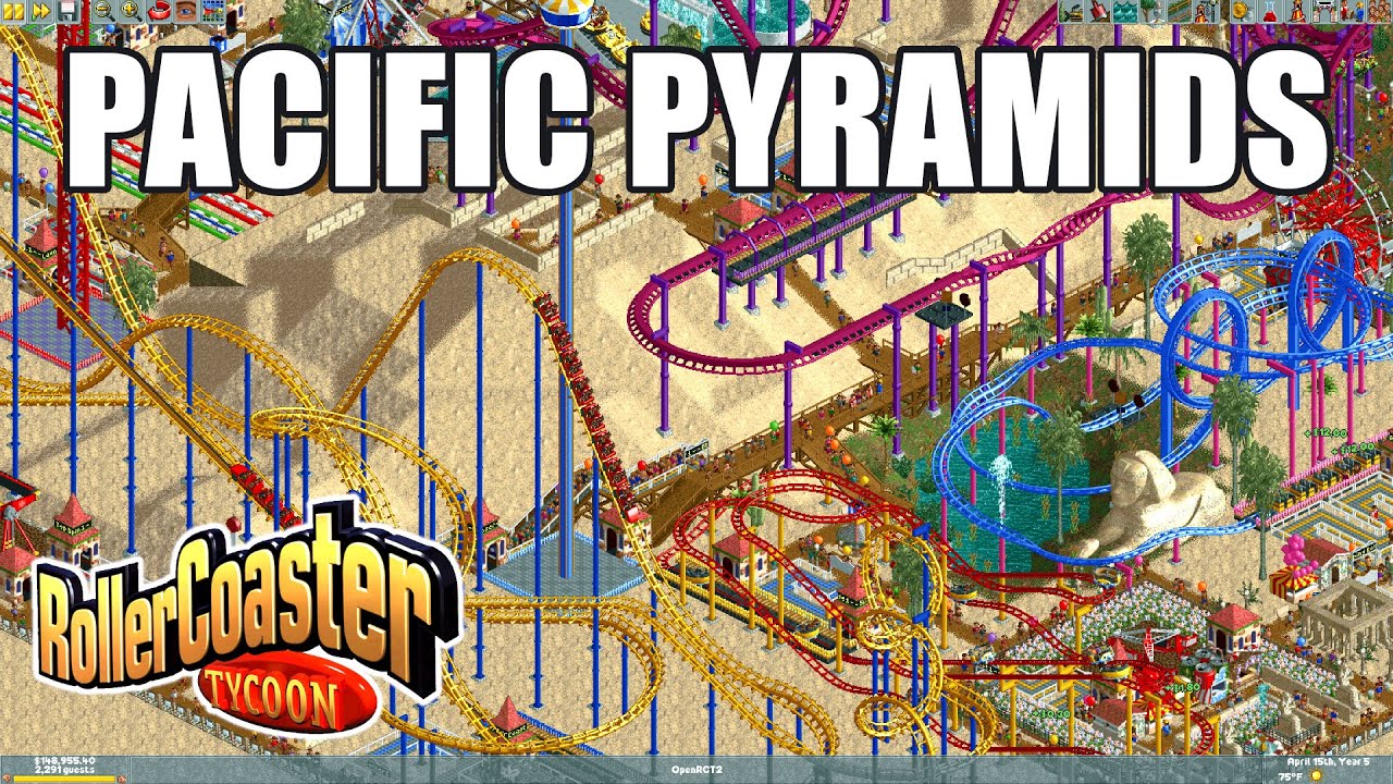 Pacific Pyramids Playthrough - Rollercoaster Tycoon - Openrct2