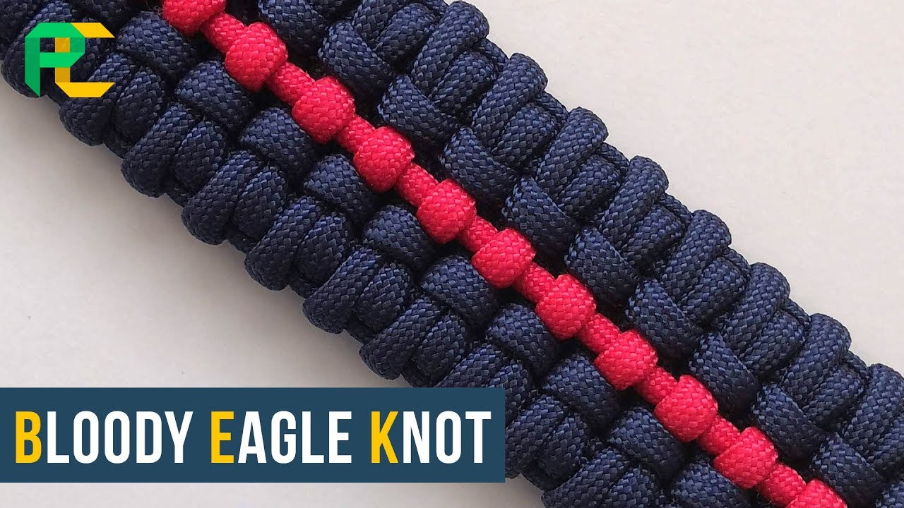 How to make Bloody Eagle Knot | Paracord Bracelet tutorial