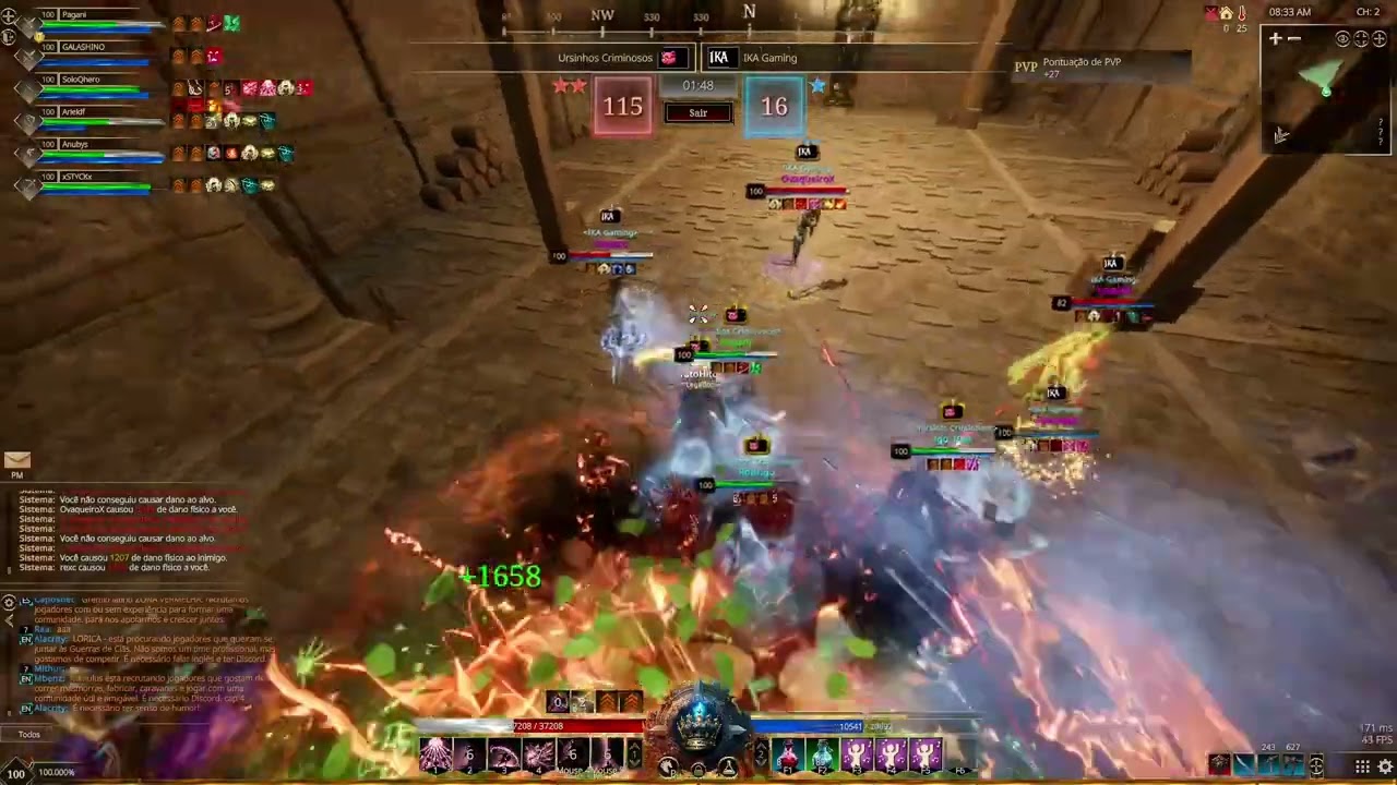 Tank Dominando no GvG! 🛡️ PvP Highlights | The Quinfall