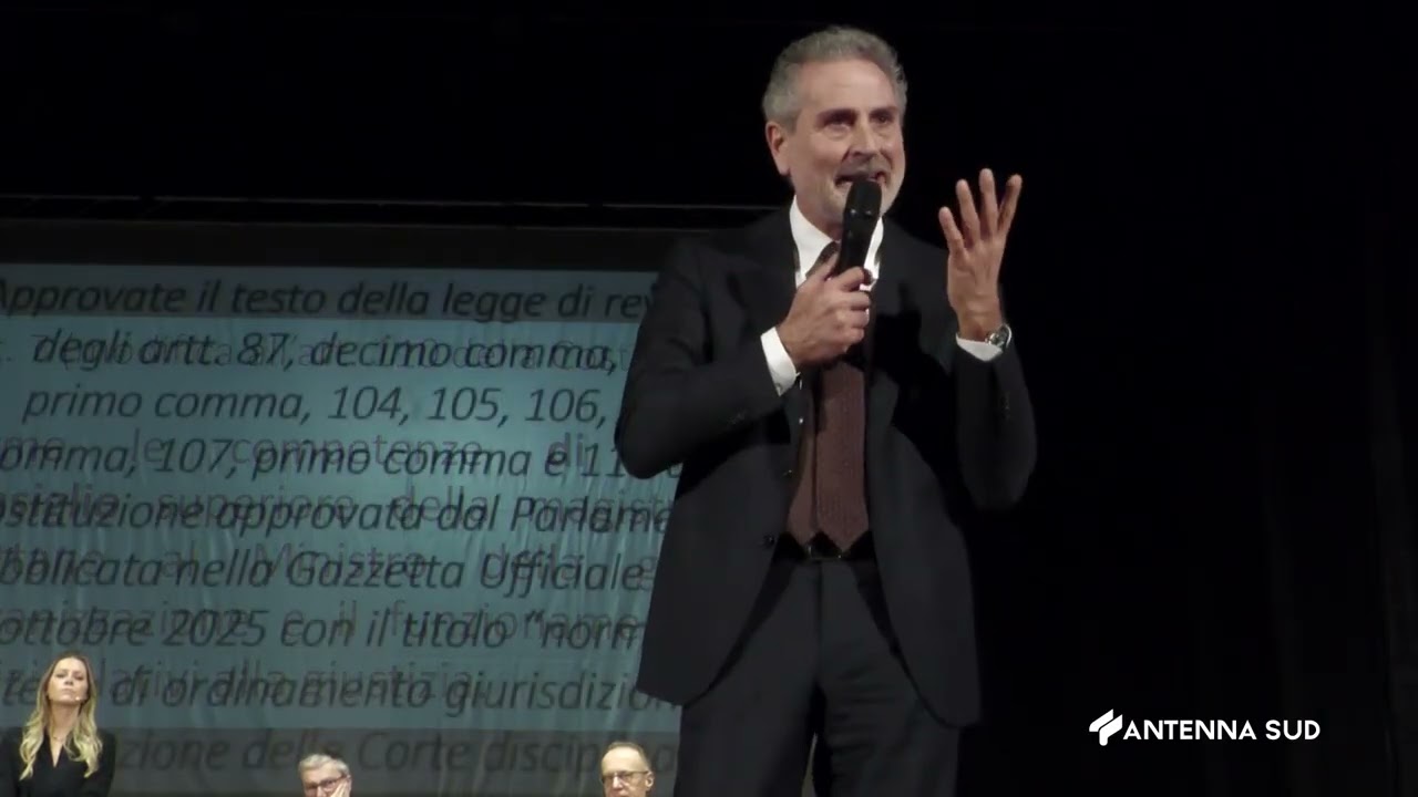 22 FEBBRAIO 2026   BRINDISI REFERENDUM GIUSTIZIA : LAFORGIA V/S CAIAZZA