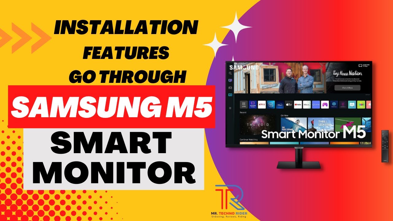 Installation and Features of Samsung M5 Smart Monitor LS27BM500EWXXL- #Installation #SamsungM5
