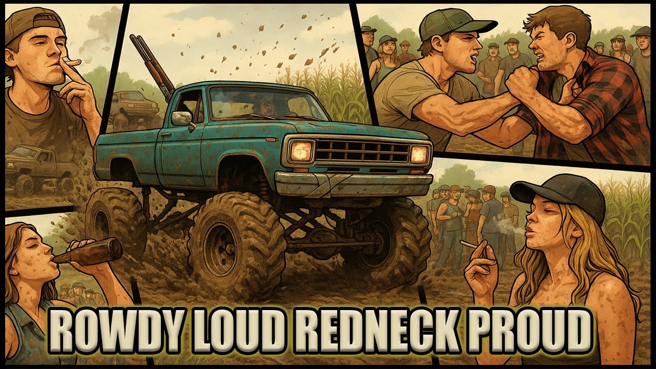 🔥 Rowdy Loud Redneck Proud 🔥 (Official Country Rap Anthem) | Redneck Life, Mud Trucks & Mayhem