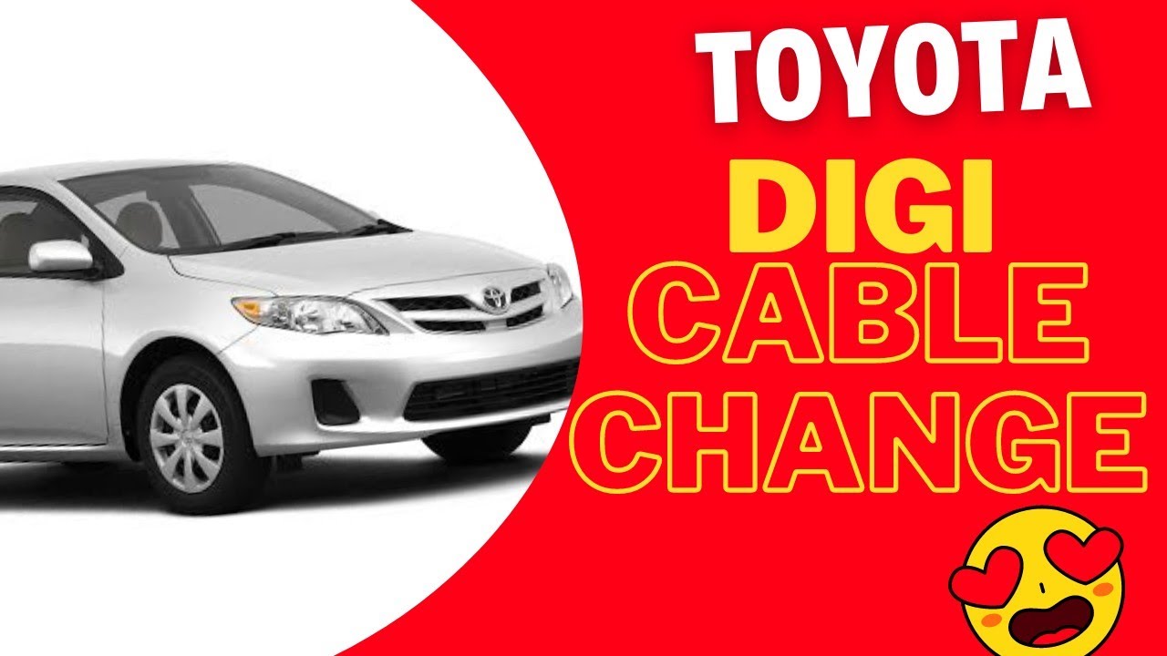 Toyota GLI,XLI 2009,2014 digi cable replacement trunk cable replacement