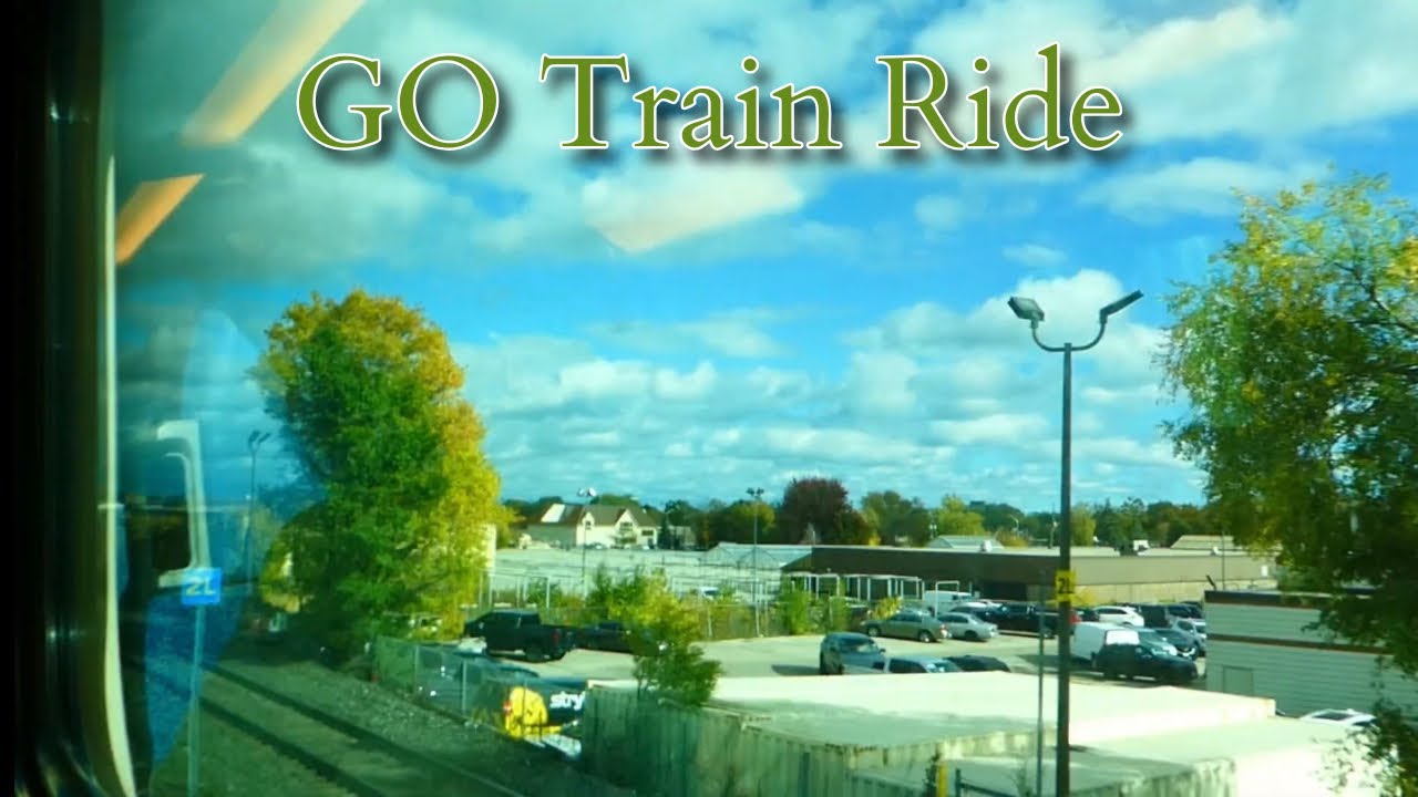 Toronto GO Commuter Train Ride - Aldershot to Oakville Station 10/27/2025