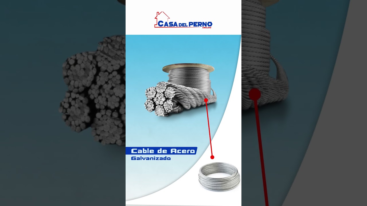 Cable de acero galvanizado