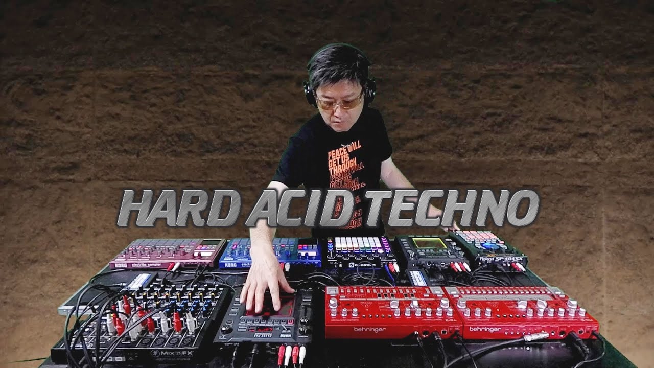 Hard Acid Techno 🎧 Techno Machine Jam 🎵