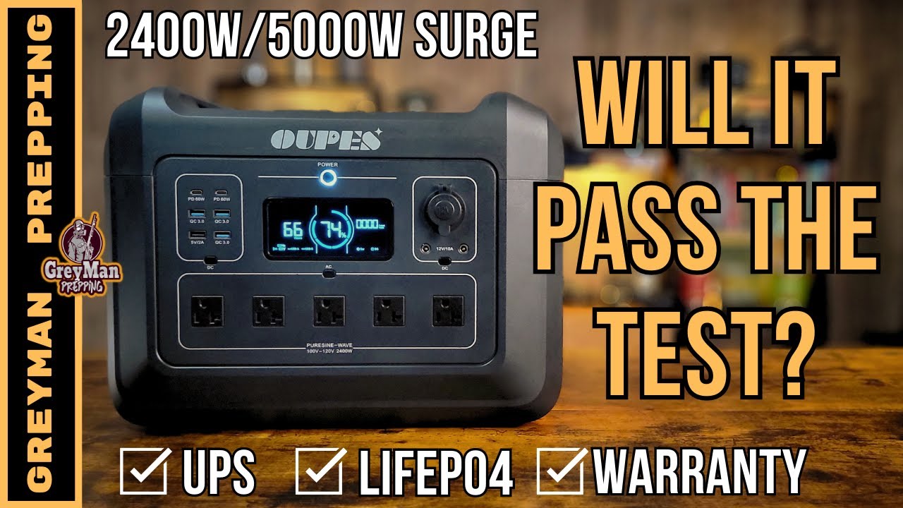 Oupes 2400W LiFePO4 Power Station Review