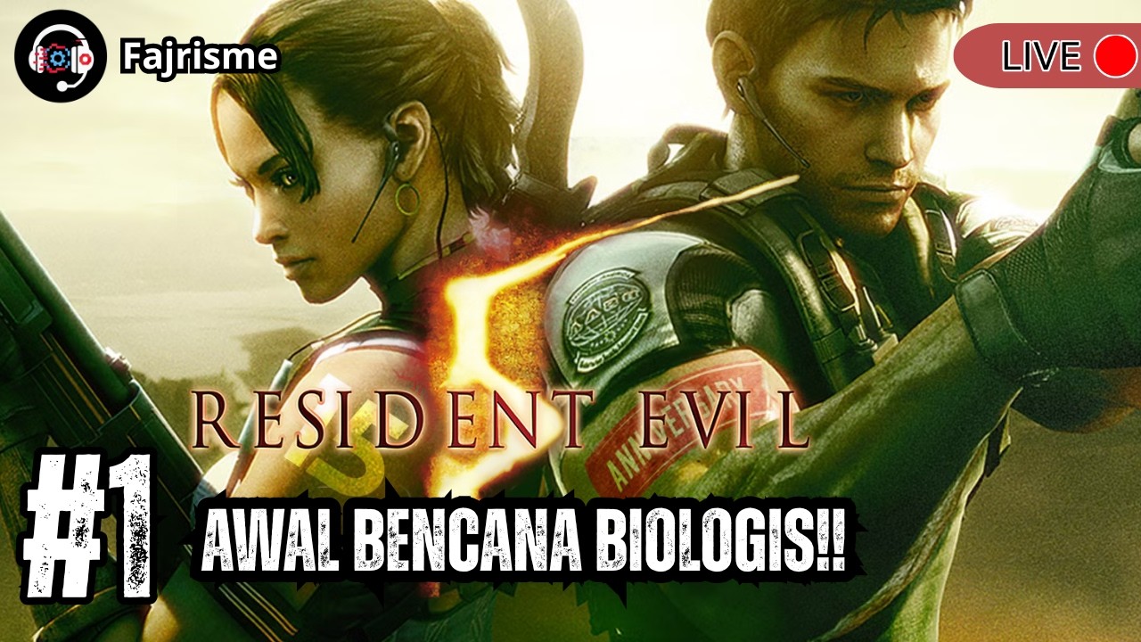 [🔴] BENCANA BIOTEKNOLOGI KARENA KESERAKAHAN!! - Live Resident Evil 5 #mediashareon