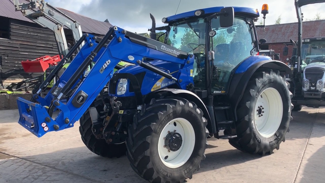 2011 NEW HOLLAND T6040 ELITE TRACTOR 50KPH AIR BRAKES
