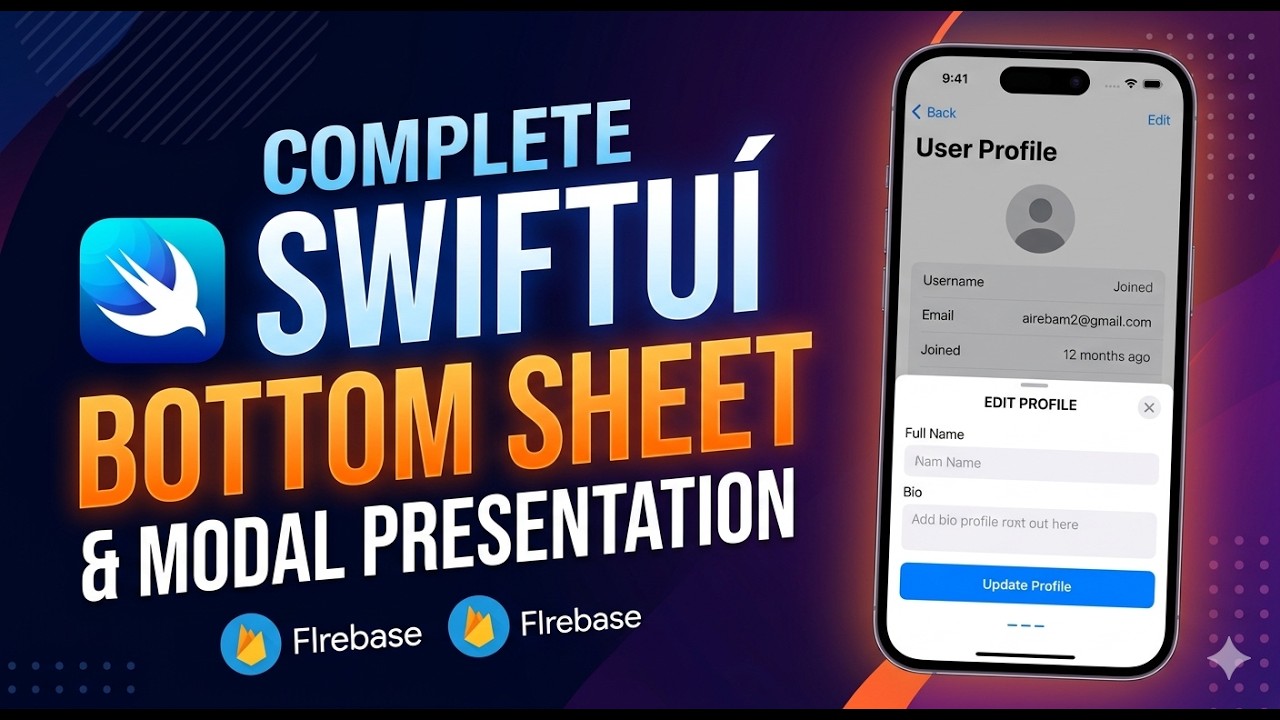 📱SwiftUI Bottom Sheet | Swift | SwiftUI | iOS | India 🇮🇳