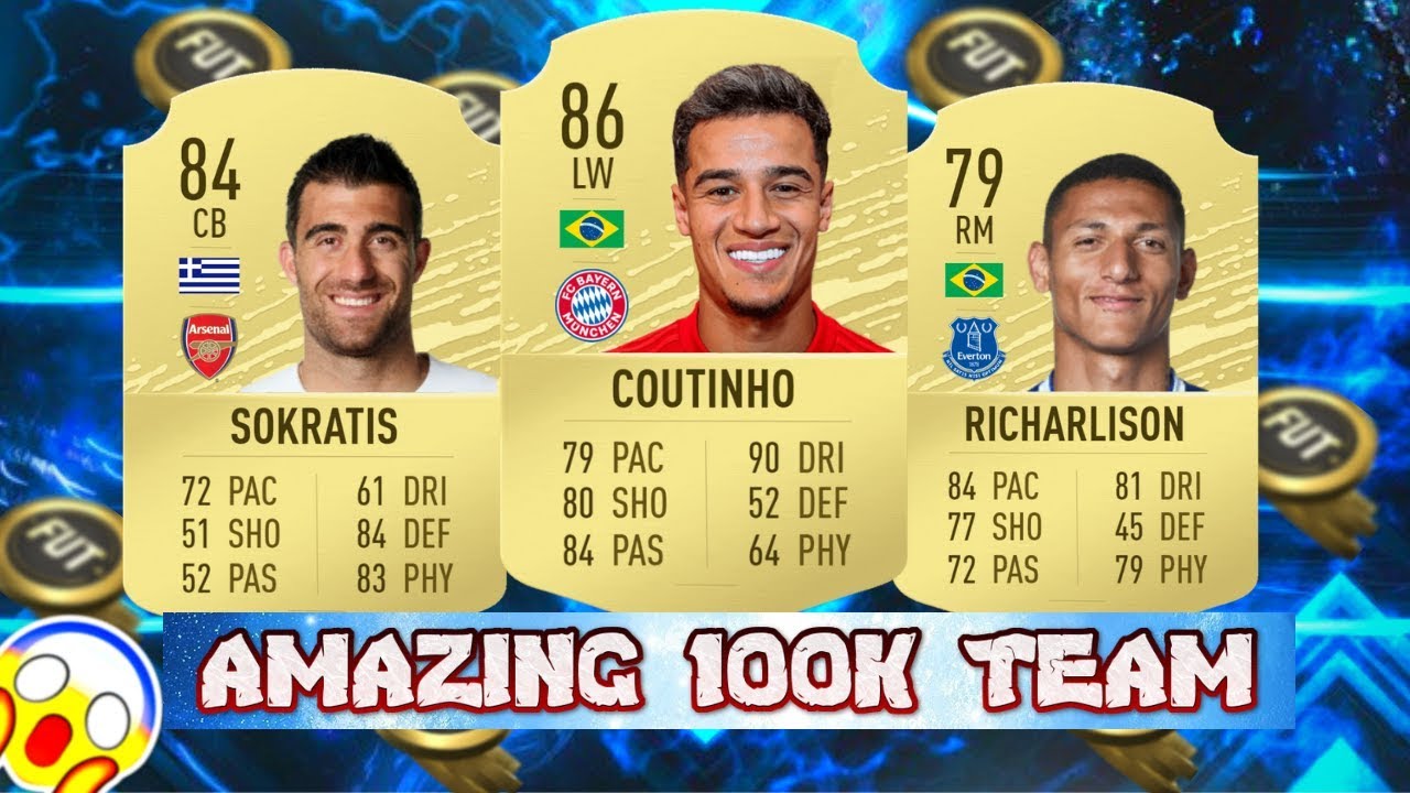 FIFA 20 INSANE 100K TEAM | AN AMAZING 100K HYBRID FIFA 20!!!