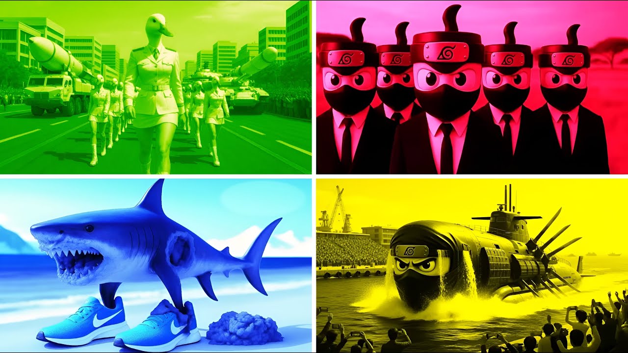 ITALIAN BRAINROT EXE 4 COLORS 4 MUSIC🎧