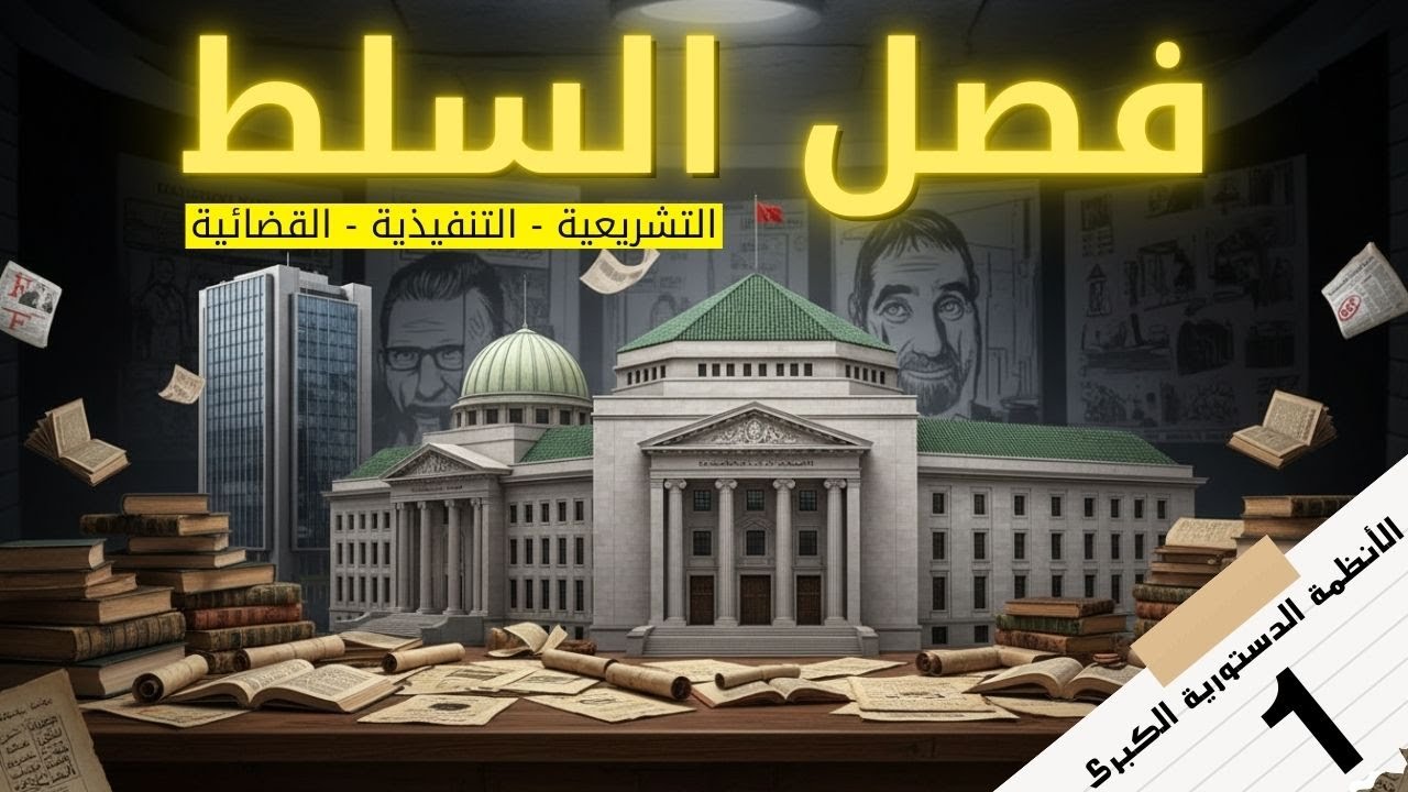 أجي تفهم ببساطة الأنظمة الدستورية المقارنة / الكبرى 🏛️ | الجزء الأول | مبدأ فصل السلط