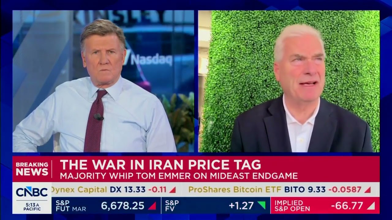 House Majority Whip Tom Emmer joins CNBC's Squawk Box | March 9, 2026
