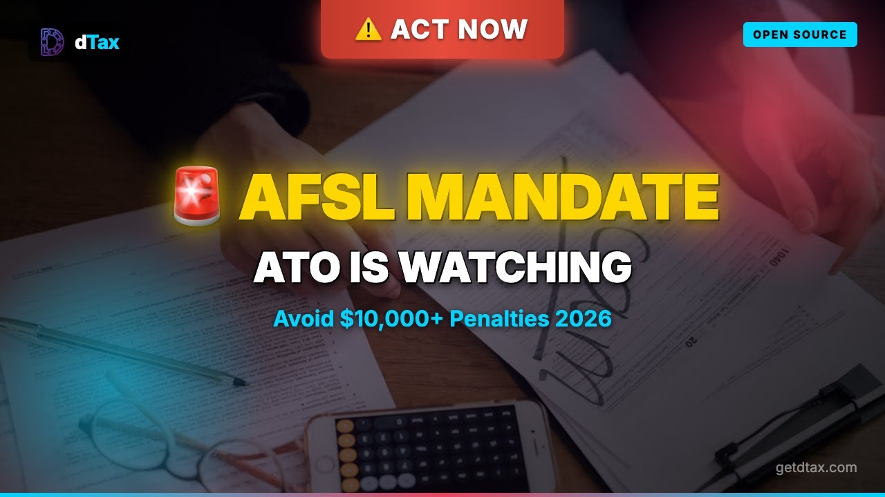 Australia Crypto Tax 2026: ATO's New Data Power & AFSL Impact