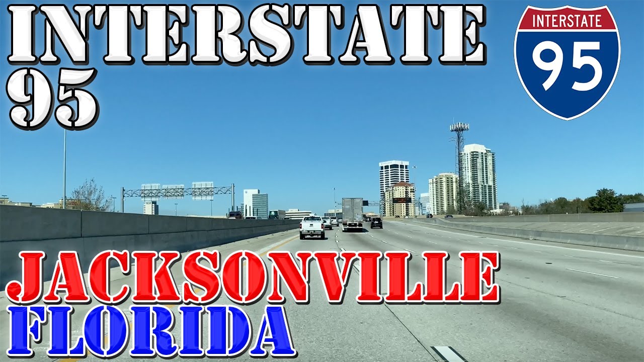 I-95 North - Jacksonville - Florida - 4K Highway Drive