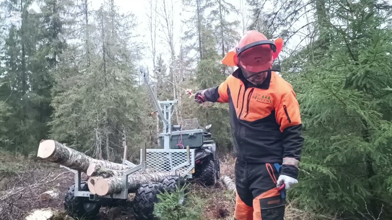 Vinssi avuksi tukkikärryyn