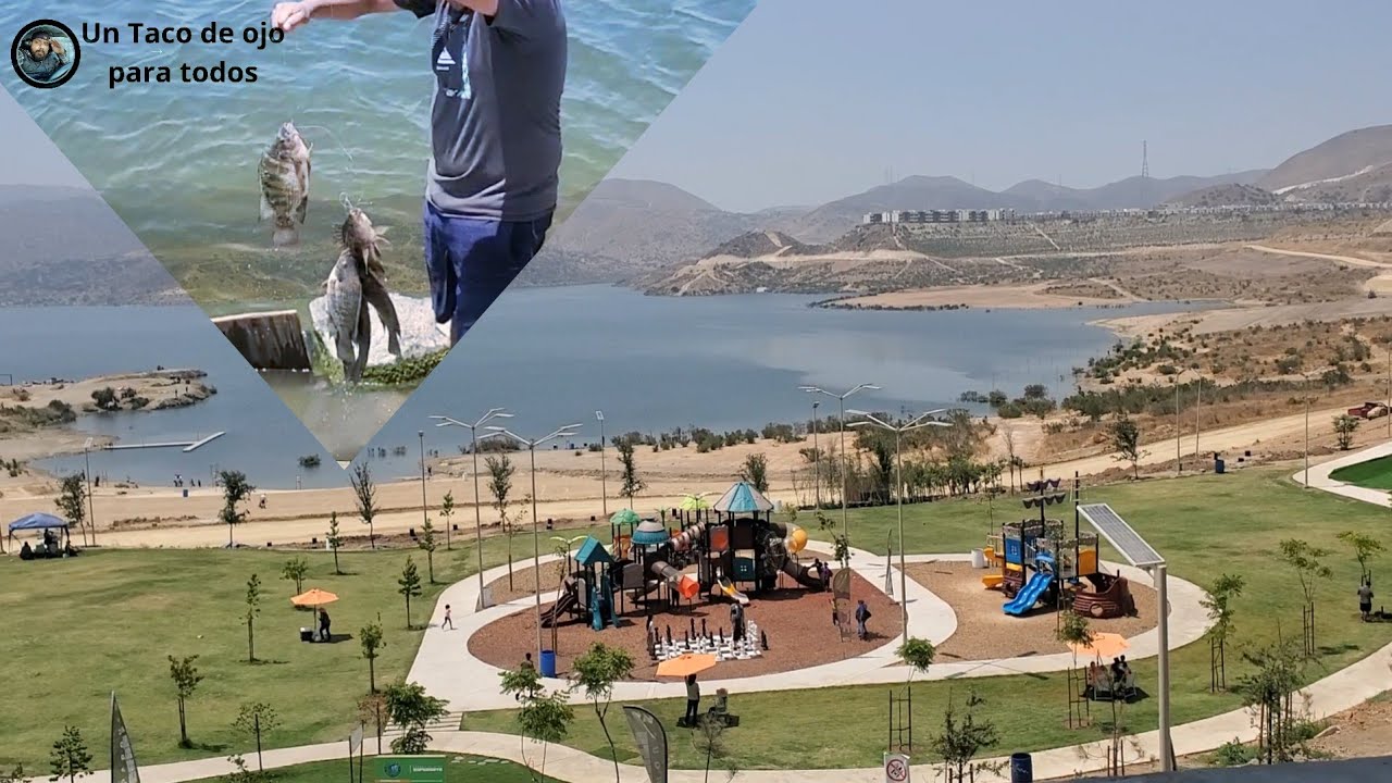 Presa de Tijuana y su nuevo parque Esperanto.
