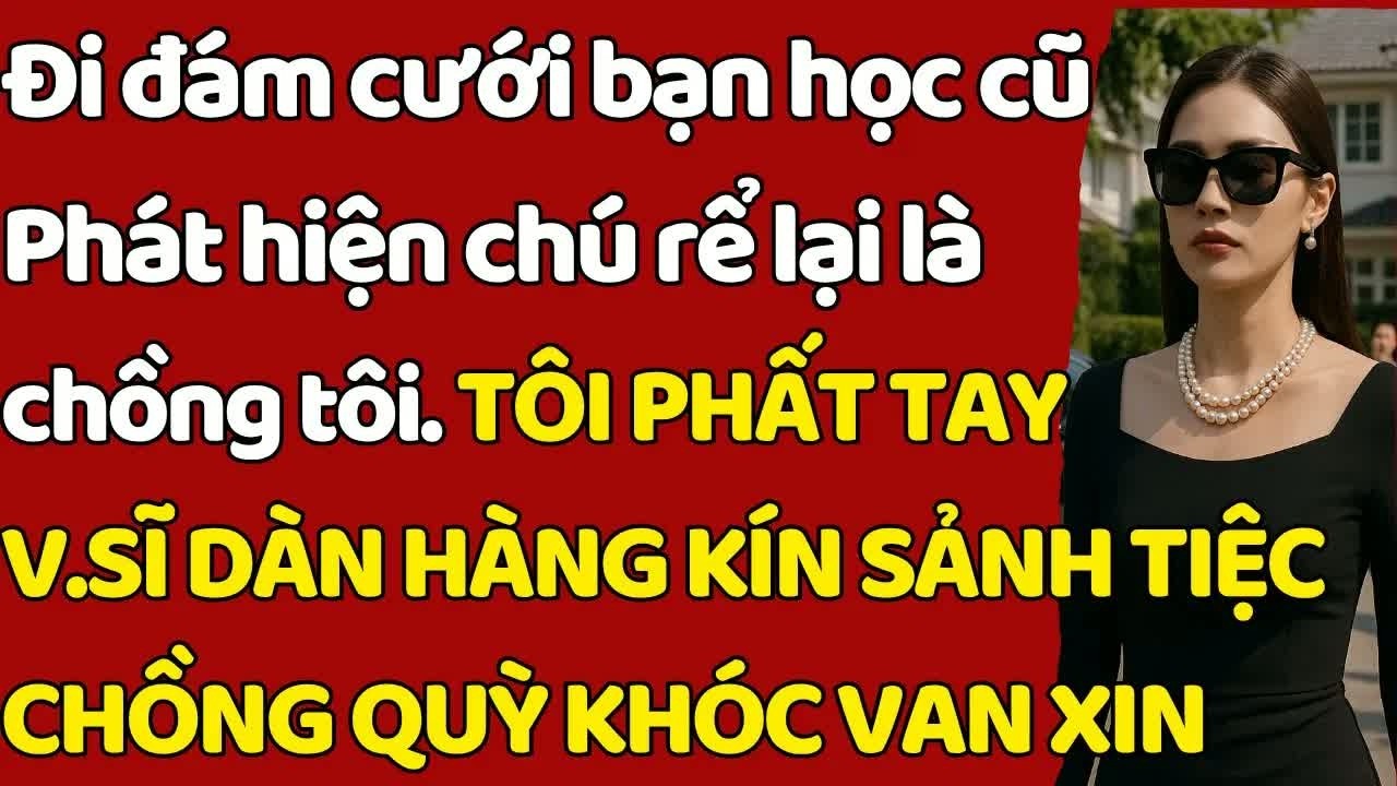Đi dự đám cưới bạn học cũ, tôi sững sờ khi chú rể lại chính là chồng mình, tức giận tát thẳng giữa s