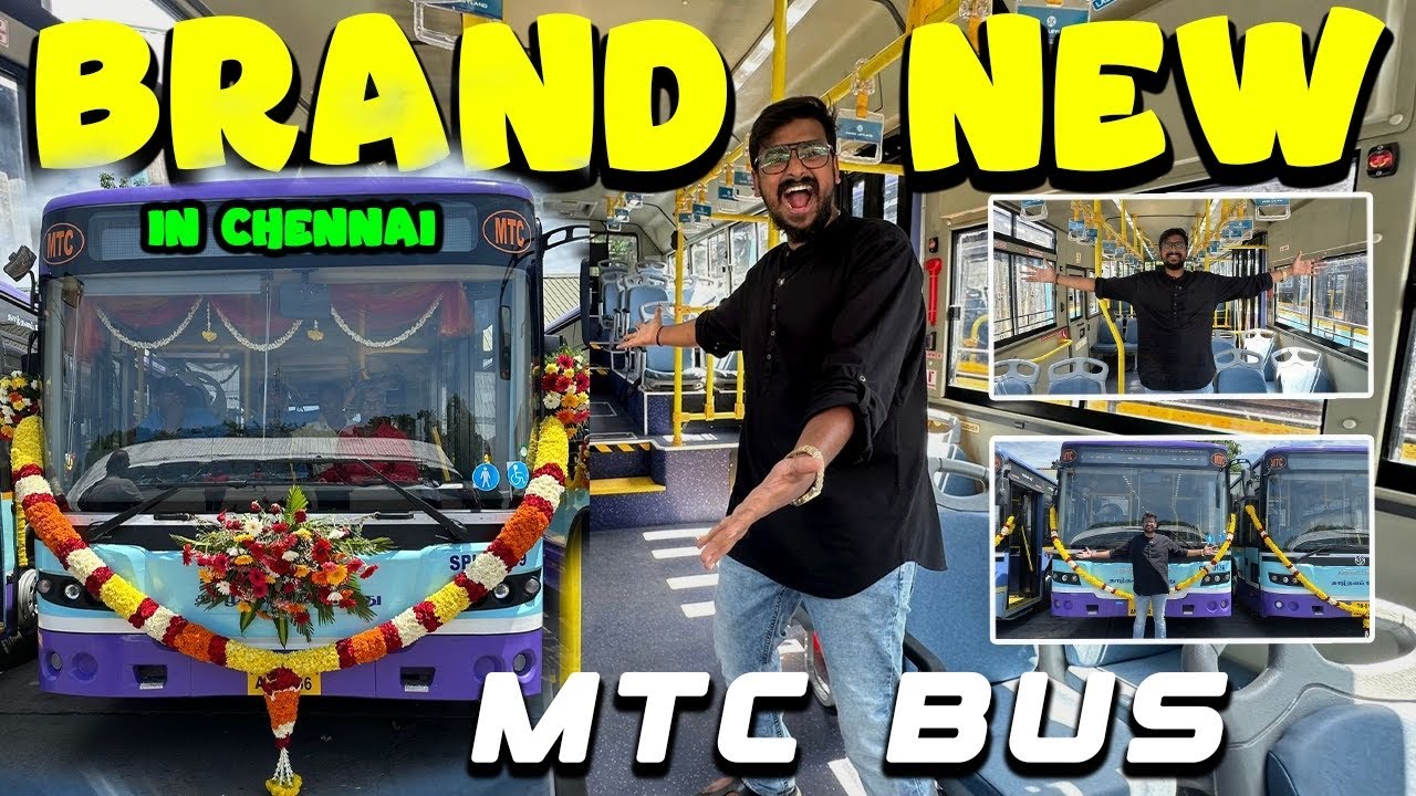 Inauguration of New MTC Low Floor Bus In Chennai | First Time In | MTC Bus Review | Tuberbasss