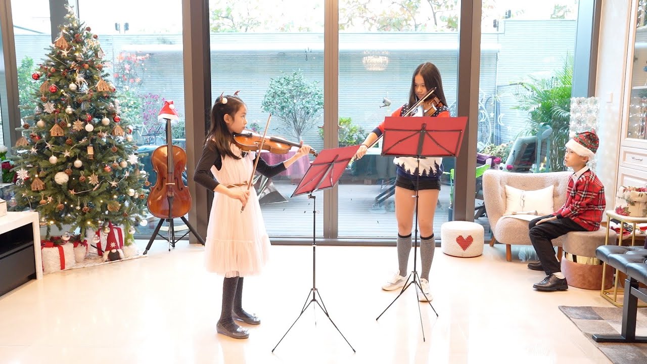 Jingle Bell Rock Violin Duo