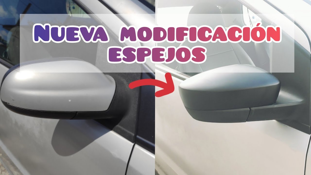 modificación de espejos retrovisores de crossfox al lupo / Proyecto Vw Lupo