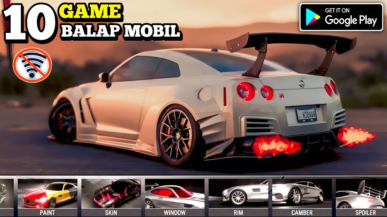 10 game mobil balap offline online terbaik bisa modifikasi 2023