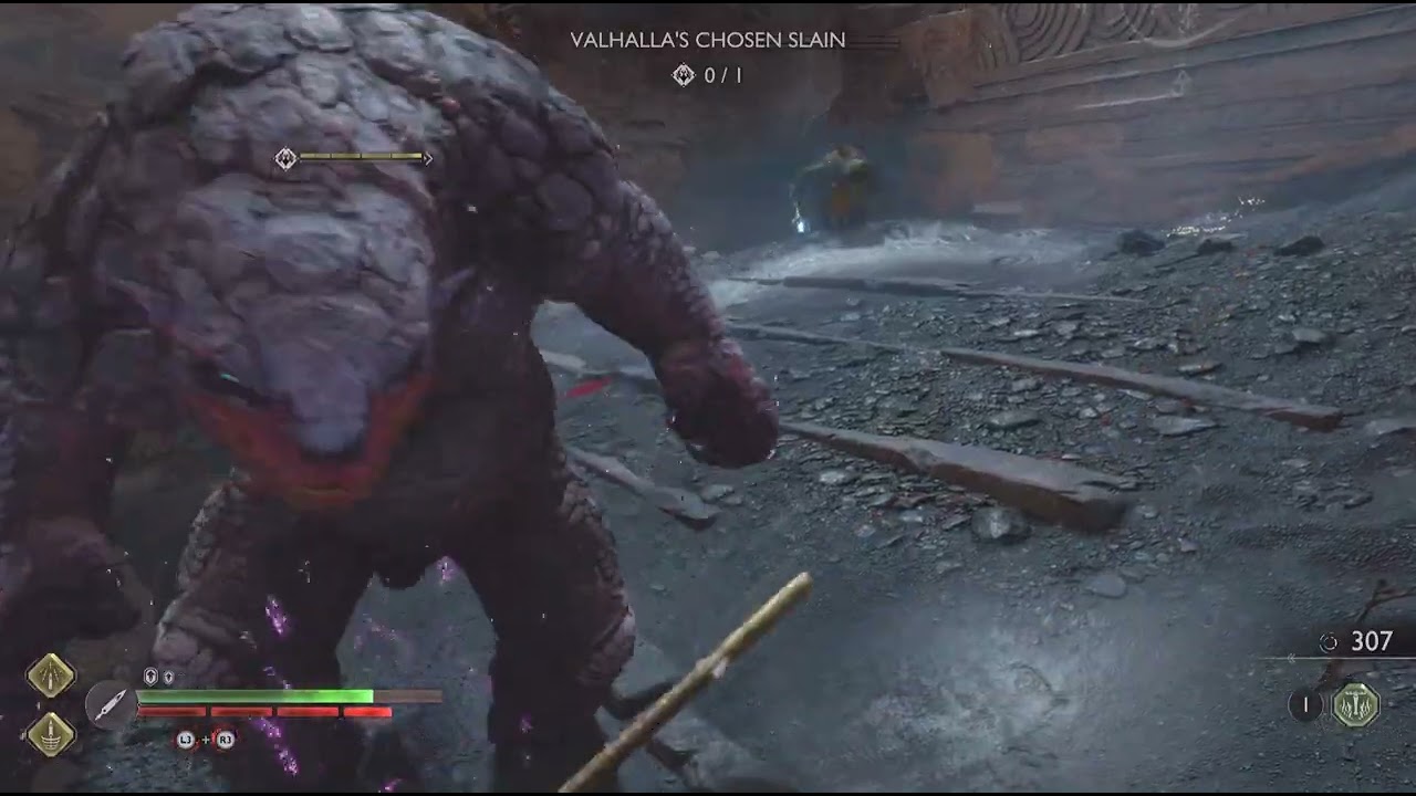 God of War Ragnarök complete run with Disrupted stun, wounding block break, slayer Bifrost.