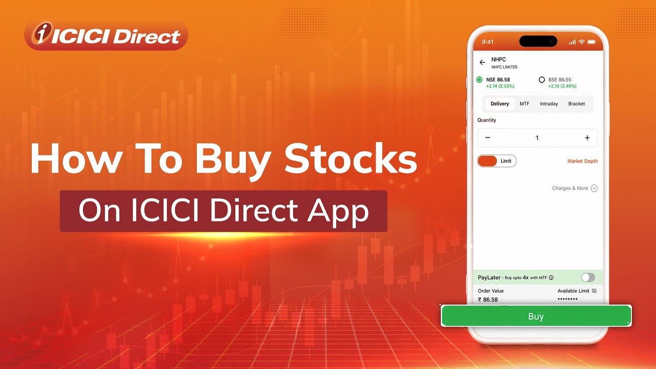Как купить свою первую акцию в приложении ICICI Direct