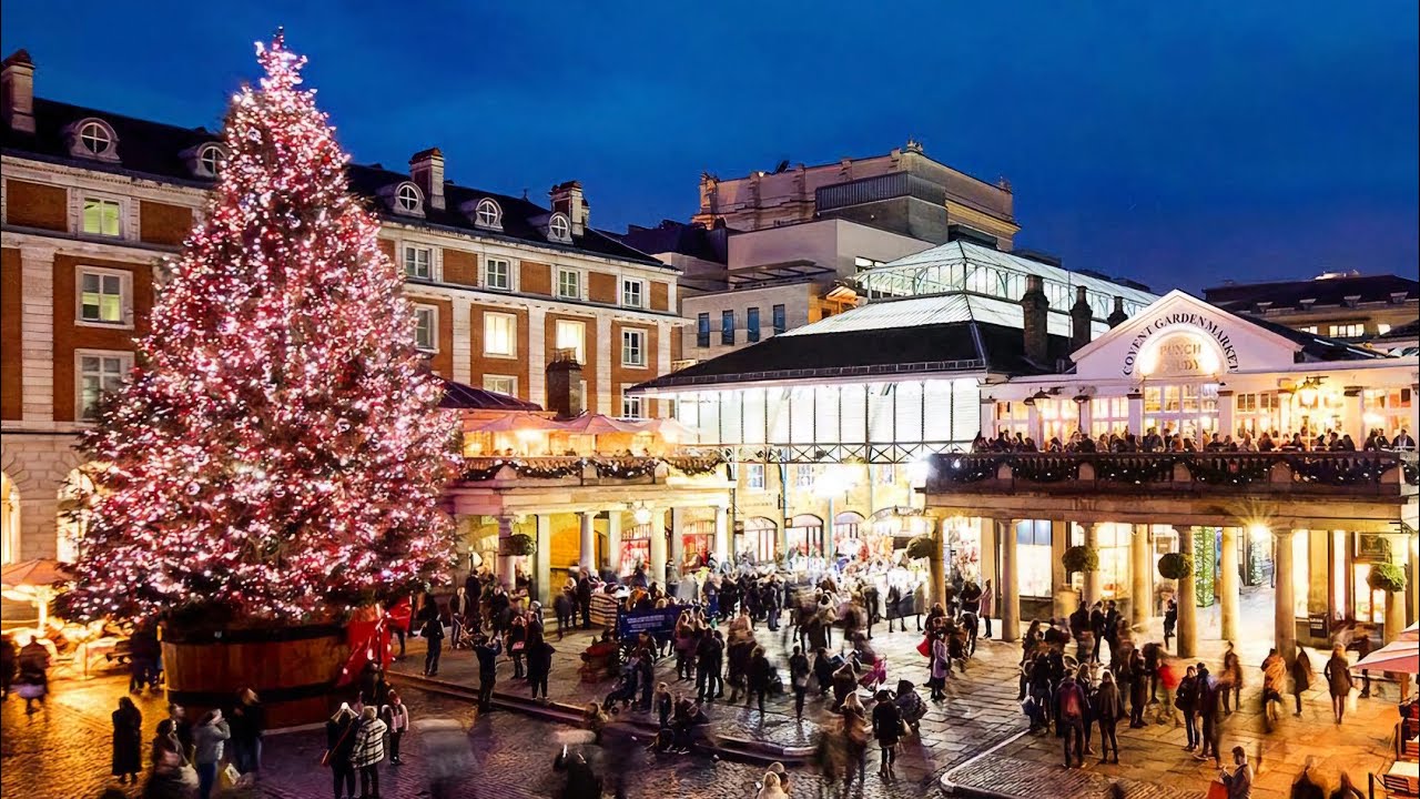 The Most Extravagant London Christmas Lights in 4K