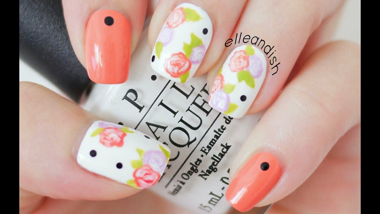 Easy Floral Nails (With a Toothpick!)