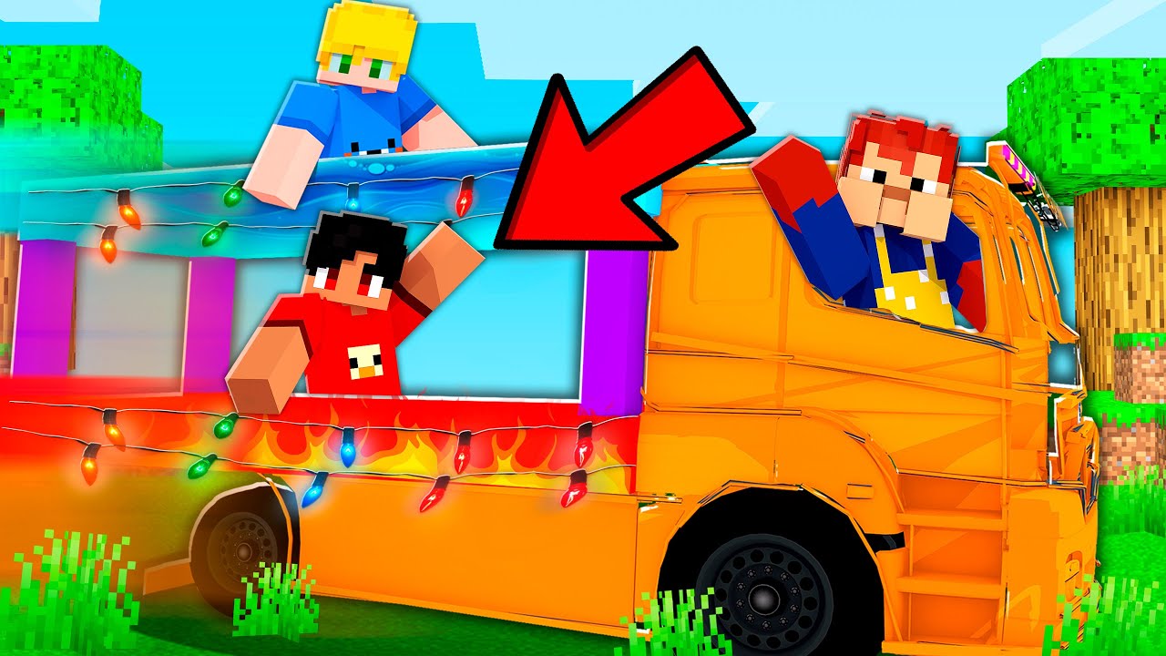 Construi a CARRETA FURACÃO para Salvar meus Amigos no Minecraft!