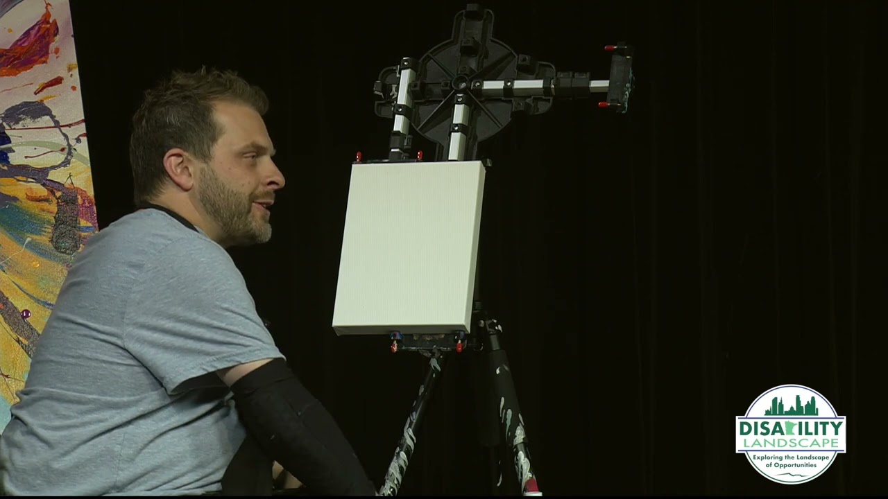 Disability Landscape Is Painting with Steve Mireau