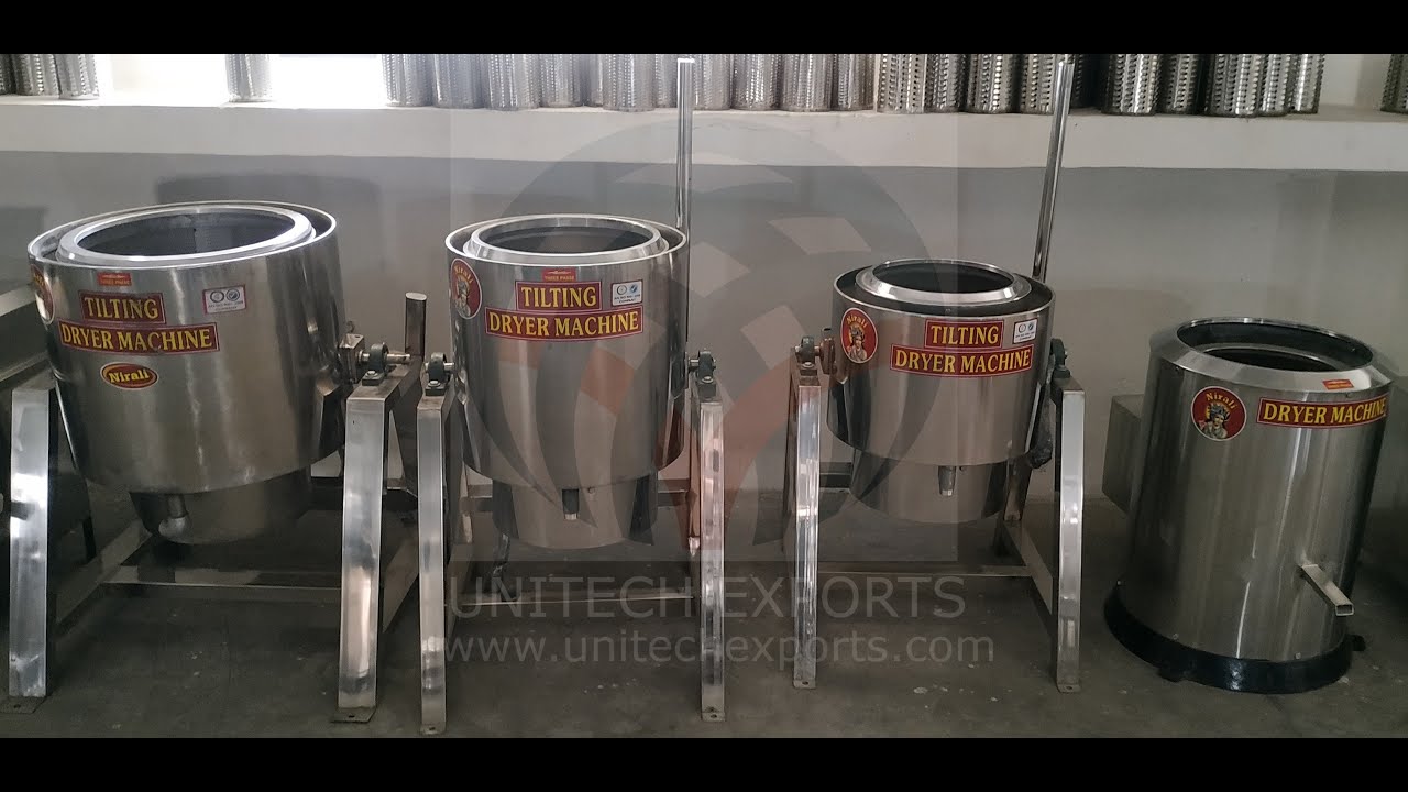 Chips - Namkeen Dryer Machine | Oil Extractor Machine | Hydro Machine (DM015) (+91-909 505 909 1)