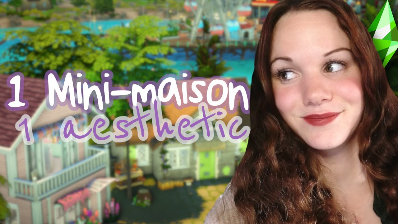 Chaque mini-maison = une aesthetic ! 🦋🍄🤍 || Sims 4