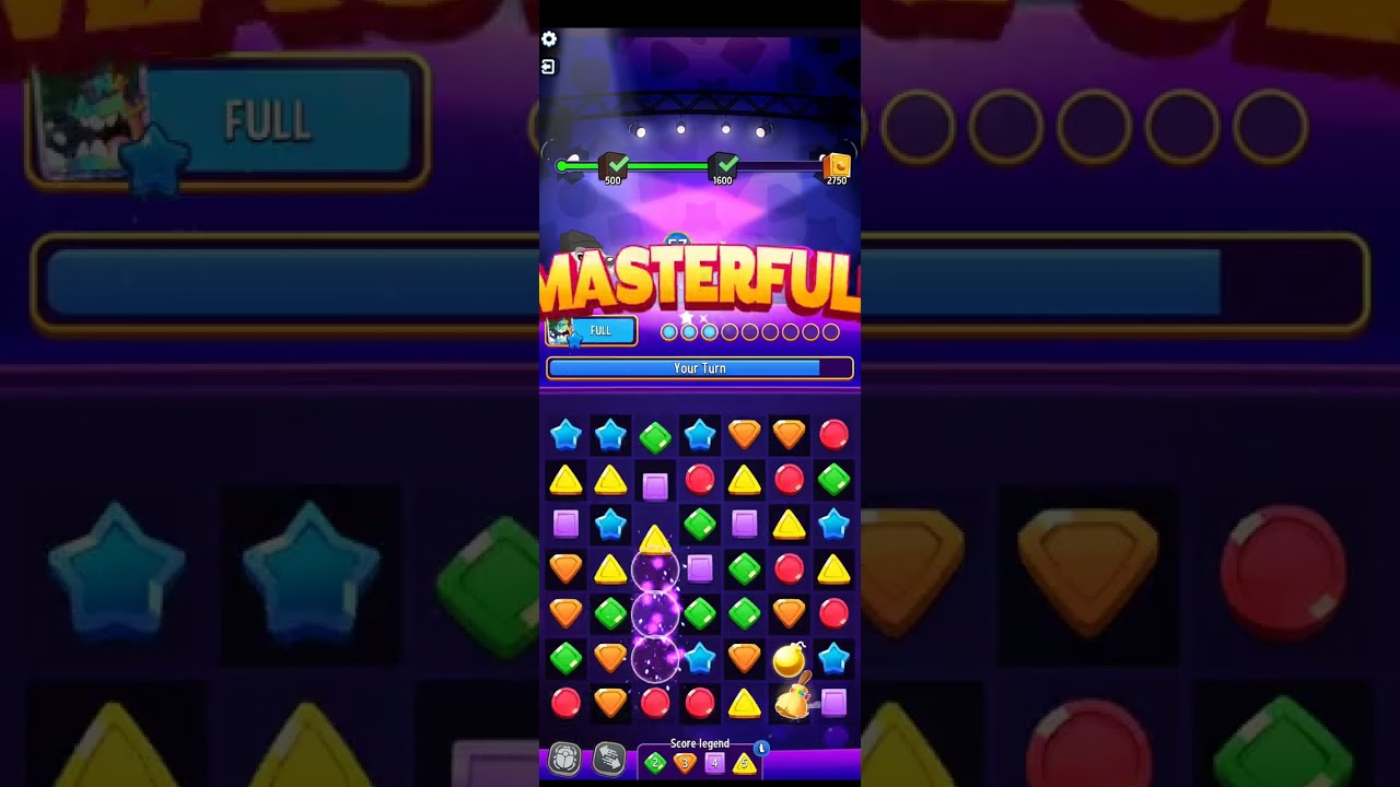Mar 7, Perfect Heist  - Laser Matches with Rainbow #matchmaster #cosmicrush #lightningstrike 