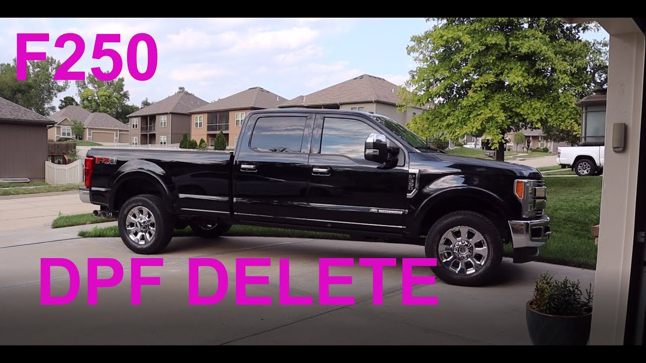 2017 F250 6.7 DPF УДАЛЕНИЕ