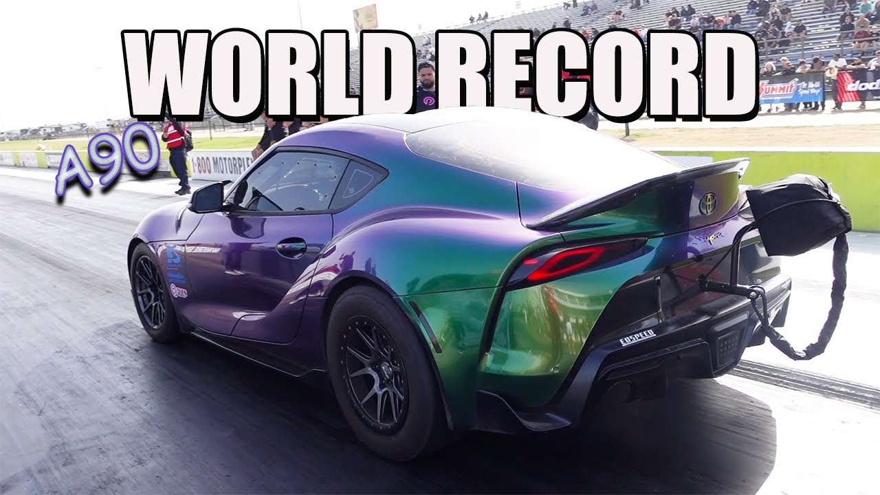 THE WORLDS QUICKEST B58 A90 TOYOTA SUPRA - 7.680 AT 183MPH