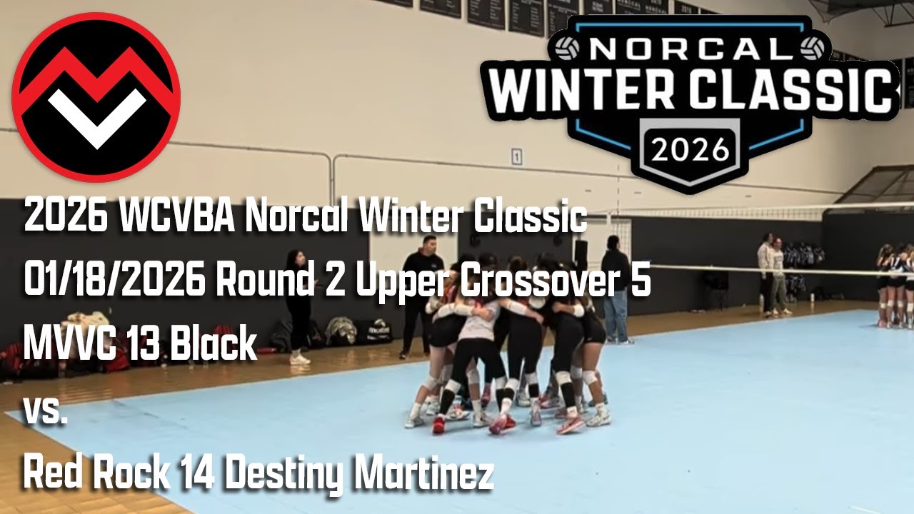 2026 WCVBA Winter Classic R2UPXO5: MVVC 13 Black vs Red Rock 14 Destiny