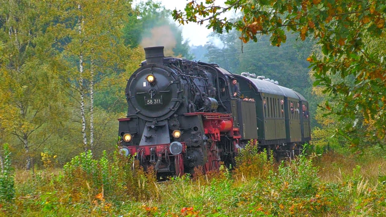 Plandampf im Pfälzer Wald, 150 Jahre Queichtalbahn 23058 58311# Eisenbahn #railway# #trainspotting