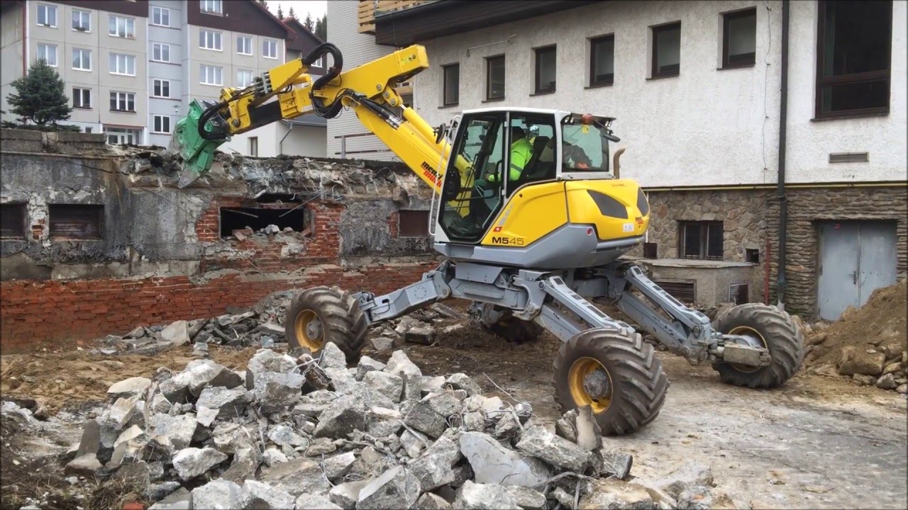 Demolition / Demoliční kleště - Menzi Muck M545 / STAVOPLAST KL