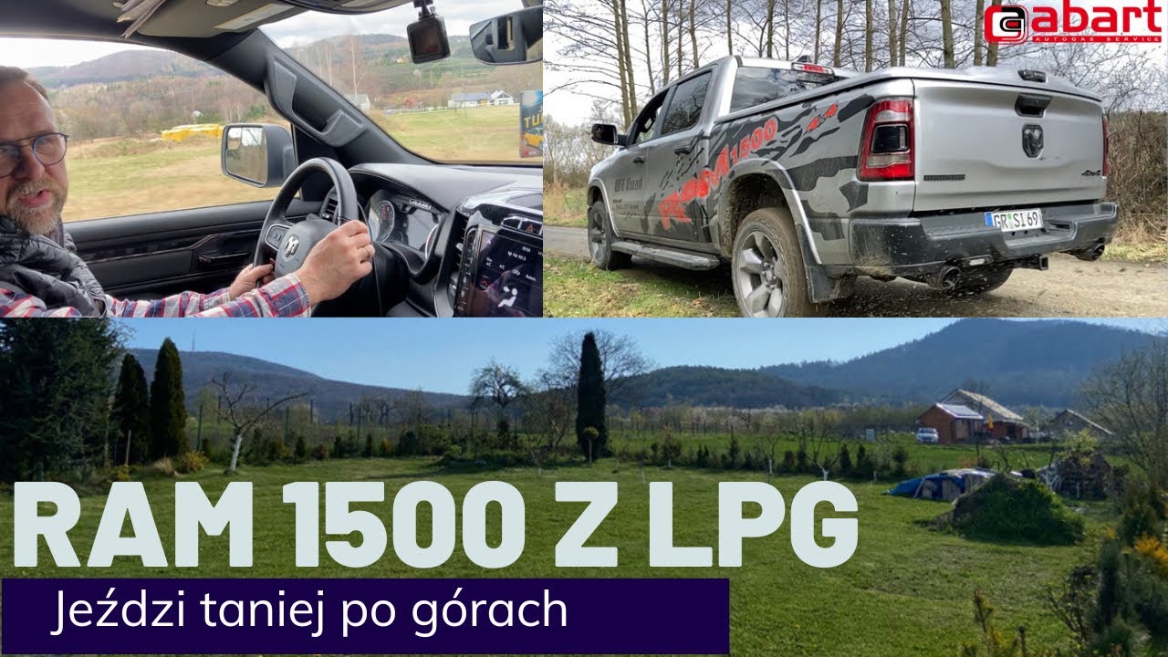 Górska jazda RAM 1500 na LPG po montażu instalacji gazowej w @Abart Auto&Gaz
