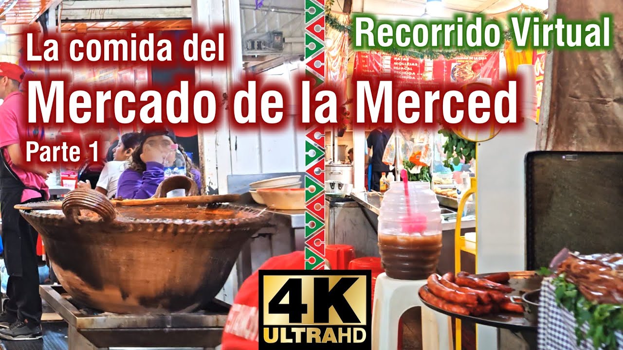 Recorriendo el Mercado de la Merced Parte 1: Área de Comida. Cdmx 