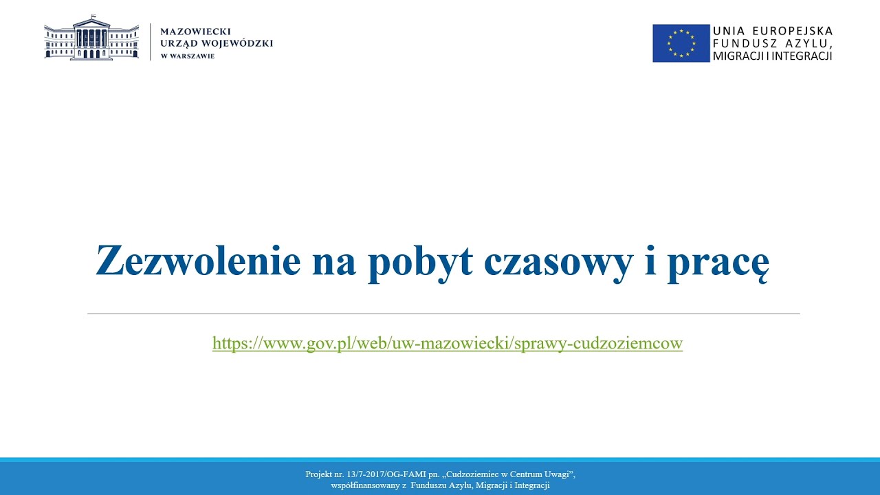 Zezwolenie na pobyt czasowy i pracę