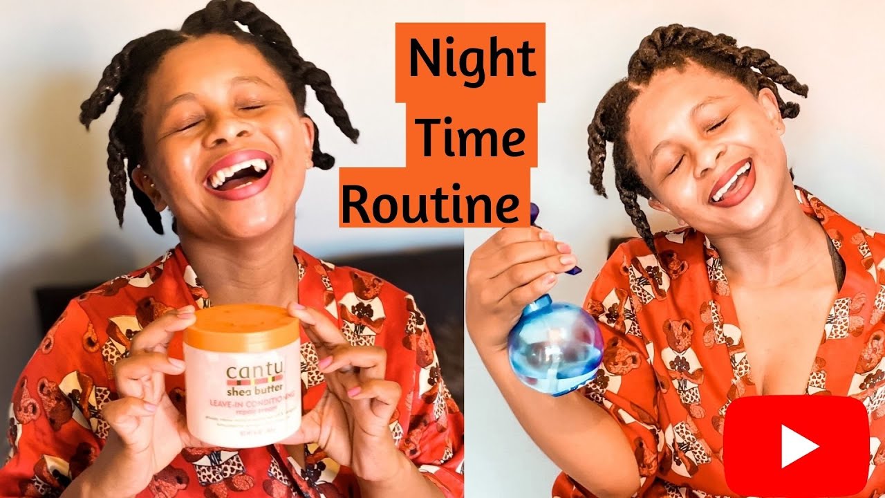 My Natural Hair Night Time Routine | Retain Moisture | 4c Hair | South African Youtuber