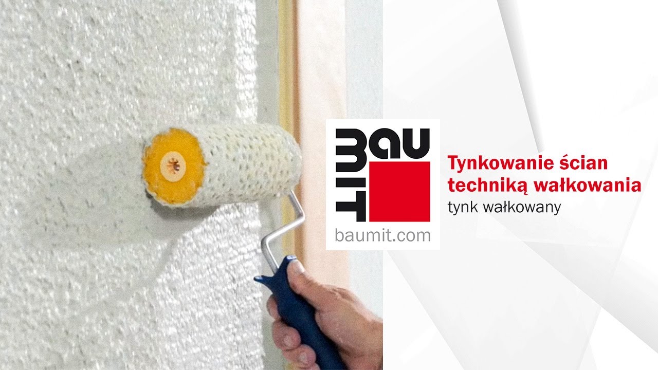 Tynkowanie ścian techniką wałkowania - tynk wałkowany - Baumit CreativTop Max / Trend / Fine