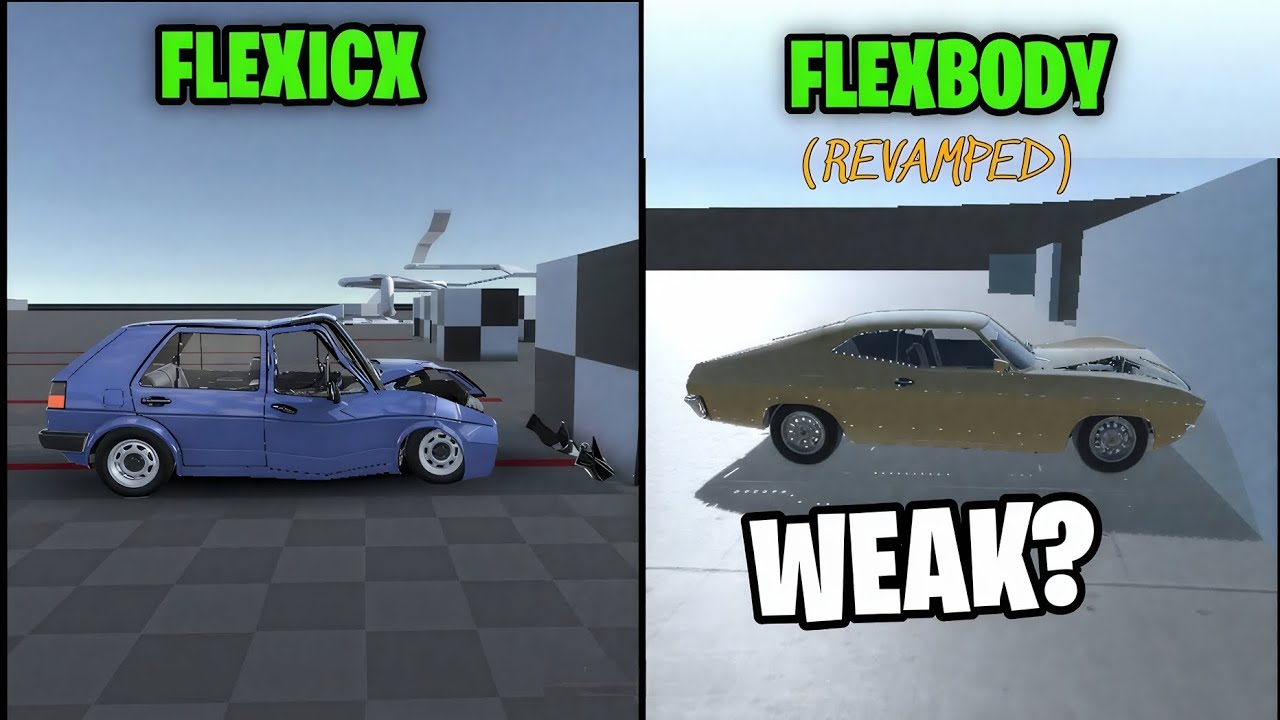 Ultimate Crash Comparison: Flexicx vs Flexbody - Which Game Has The Best Damage Physics? 