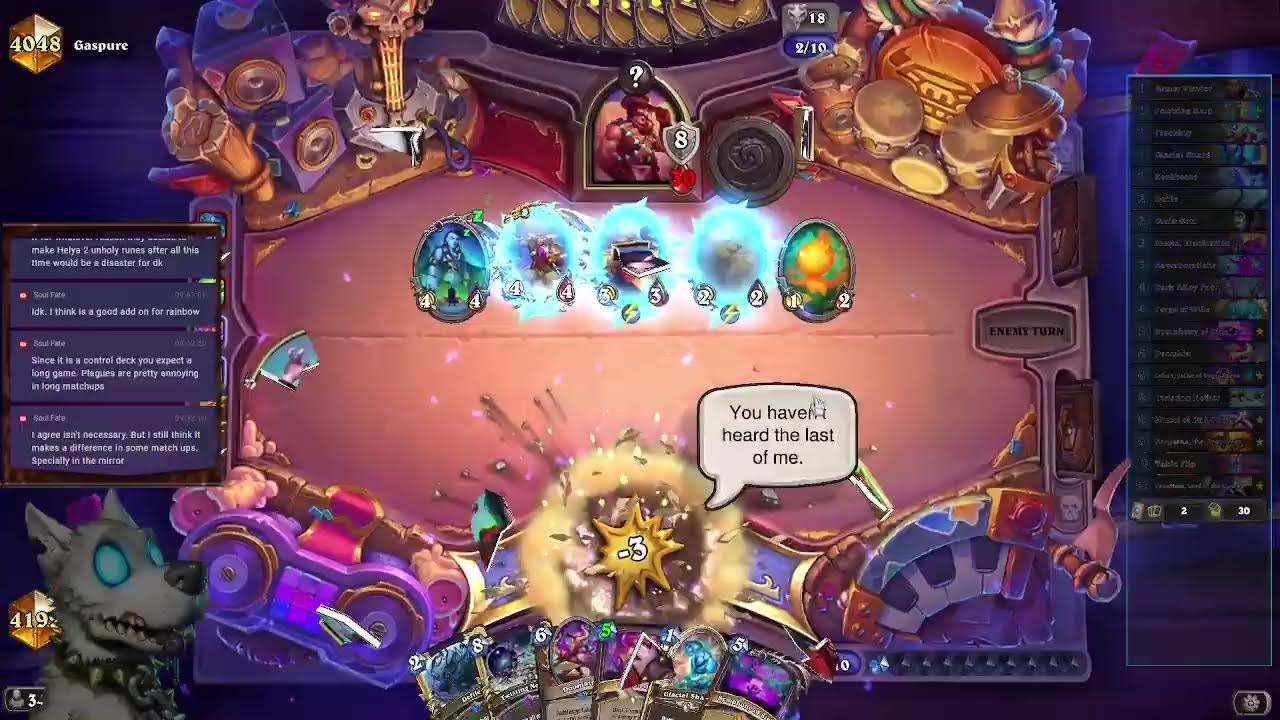 Hearthstone with LoFi beats to chill to - LEGEND ladder