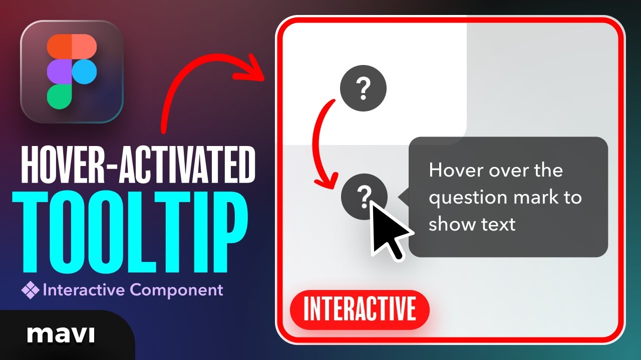 Как создать компонент TOOLTIP (текст при наведении) в Figma (урок)